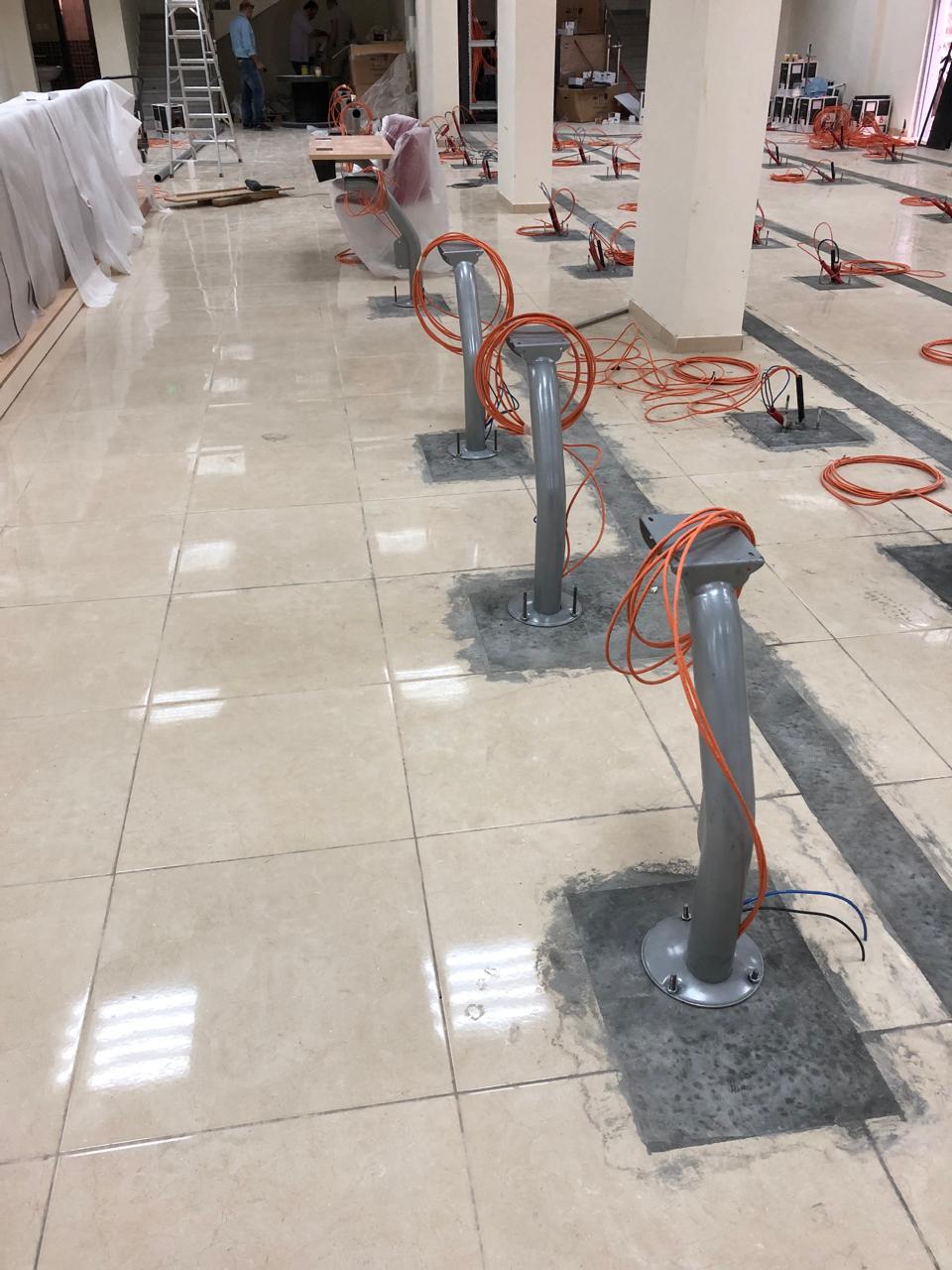 مشروع تنفيذ قاعة محاضرات